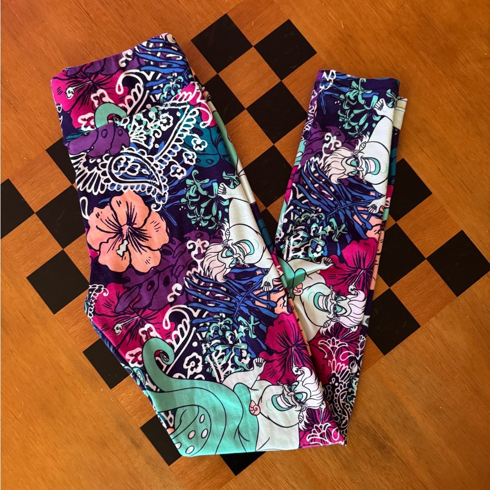 LuLaRoe Disney Ursula Little Mermaid Rare Leggings One Size